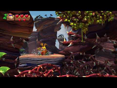 Donkey Kong Country Tropical Freeze: 3-B Bramble Scramble (Puzzle pieces + KONG)
