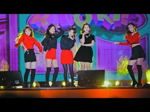 레드벨벳(Red Velvet) - Rookie (루키)@171029 BOF 원아시아 더파크 [4k Fancam/직캠] By TheGsd