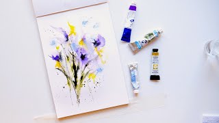 Uncover the Secret of Expressive Watercolor Loose Florals Painting