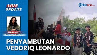 Suasana Penyambutan Veddriq Leonardo Disa, Diarak Keliling Kota Pontianak Naik Kendaraan Hias