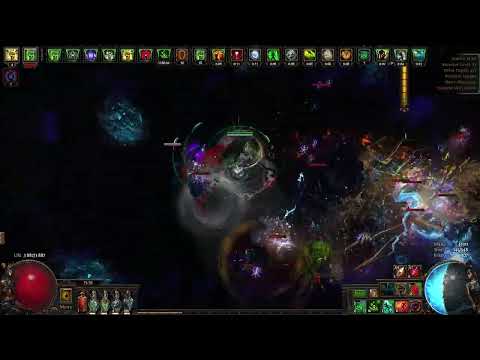 Path of exile 3.22 poison blade vortex pathfinder vs depth 425 Aul (no mods)