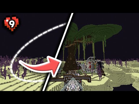 How I Built The ULTIMATE TREE FARM In Survival Minecraft...