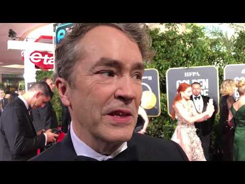 Carter Burwell ('Three Billboards' composer) Golden Globes 2018 red carpet exclusive interview