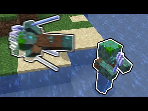 doctor4t - Minecraft Drowned with Riptide