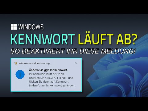 Läuft dein Windows Kennwort von Zeit zu Zeit ab? Hier eine Lösung!