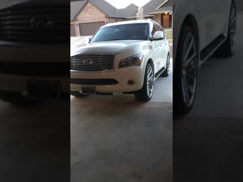 Qx80 on 26” dub shot caller