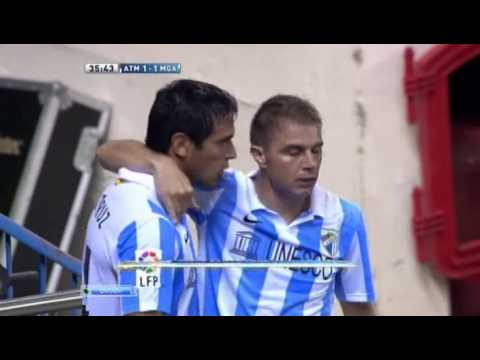 Atletico Madrid - Malaga [1-1] Santa Cruz