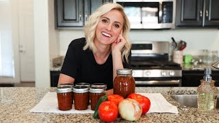 How To Make Fresh Salsa - Canning Step-by-Step | Ellie and Jared