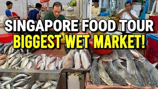 SINGAPORE’S BIGGEST WET MARKET 🇸🇬 Fresh Seafood, Street Food & More — Tekka Centre Food Tour 2025