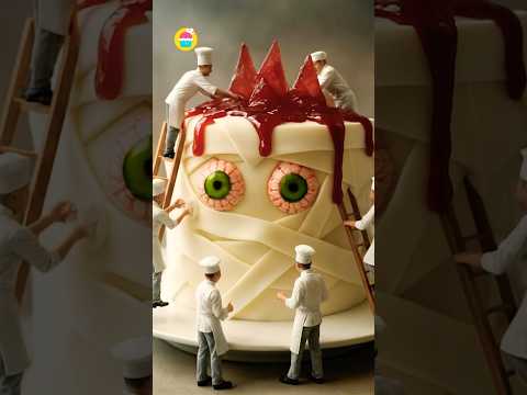 Mummy Fondant Cake #shorts #mummy #dessert