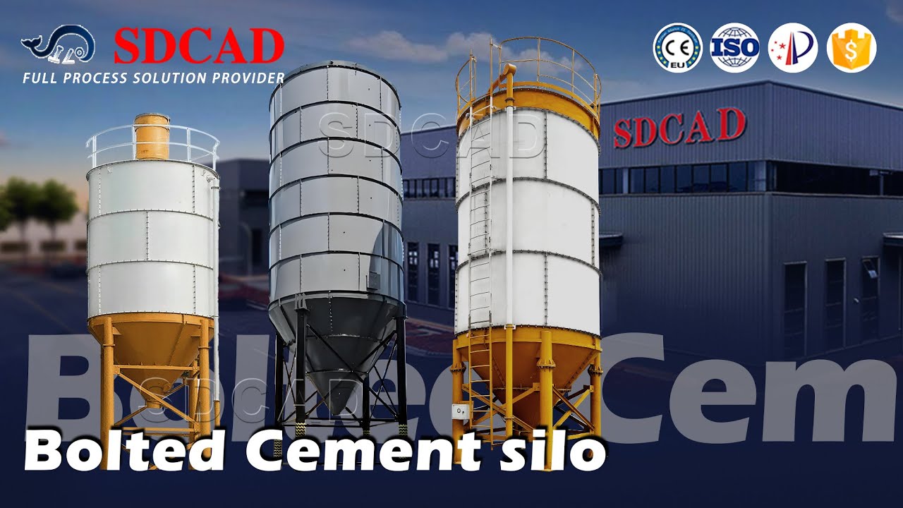 SDCAD Custom Bolted Connection Silo