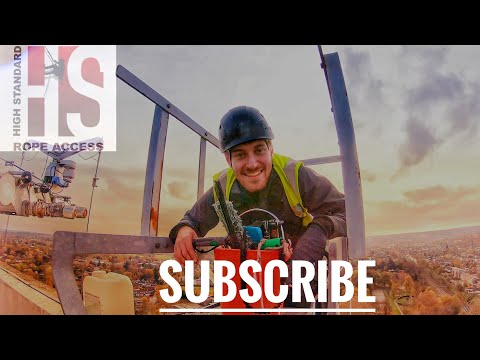 Rope Access window cleaning