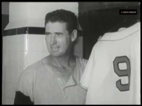 Ted Williams dramatic final home run! Last game, last at bat. The original film September 28, 1960.