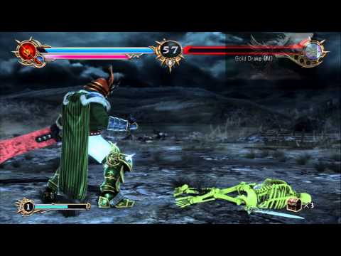Soul Calibur Lost Swords Gold Drake