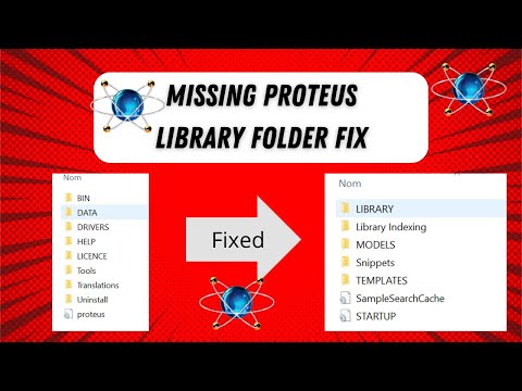 how to add library in proteus