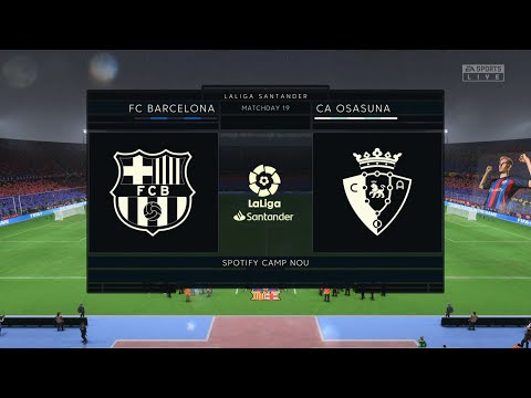 FIFA 23 | Career | Season 2022/2023 | Primera Division | Matchday 19 | FC Barcelona vs. CA Osasuna