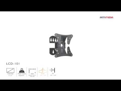 Миниатюра изображения товара Кронштейн для телевизора ARM Media LCD-101 (черный)