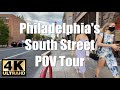 POV Walking Tour 4K Philadelphia S SOUTH STREET Tourist Attraction
