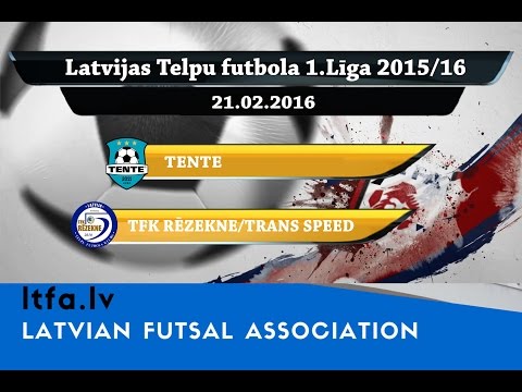 TENTE - TFK RĒZEKNE/TRANS SPEED [LTFA 1.LĪGA 2015/16 [Highlights]