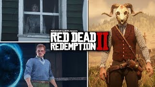 Red Dead Redemption 2 - Secrets & Easter Eggs - Time Traveler, Creepy Girl, Exotic Treasure & Witch!
