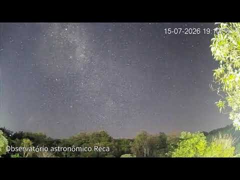 Ao vivo céu de São Jeronimo da Serra, Paraná, Brasil