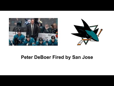 Peter DeBoer Fired by the San Jose Sharks