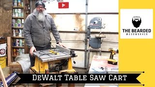Making a Simple DeWalt Table Saw Stand
