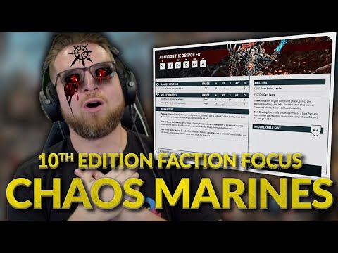 CHAOS SPACE MARINES - 10th Edition Faction Focus Breakdown with Bricky
