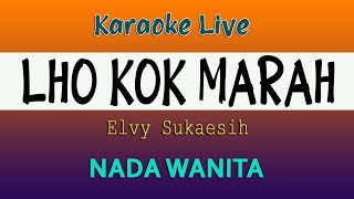 Download lagu LHO KOK MARAH - KARAOKE ELVY SUKAESIH  ( Nada Wanita ) mp3