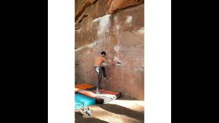 Video thumbnail de O'Dynamismo, 7b+. Albarracín