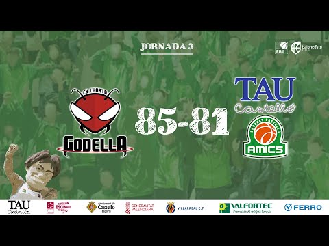 Resumen Godella-TAU Castelló B (EBA - Jornada 3)