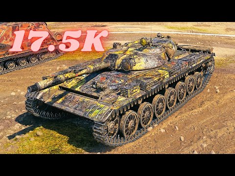 T-100 LT  17.5K Spot Damage World of Tanks Gameplay (4K)