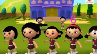 One Little Two Little Indians   3D English Nursery