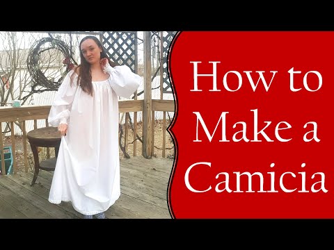 How to Make a Renaissance Camicia (Italian Renaissance Gown Part 1)