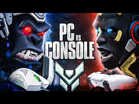 PLATINUM Console Team VS PLATINUM PC Team in Overwatch 2 - WHO WINS?!