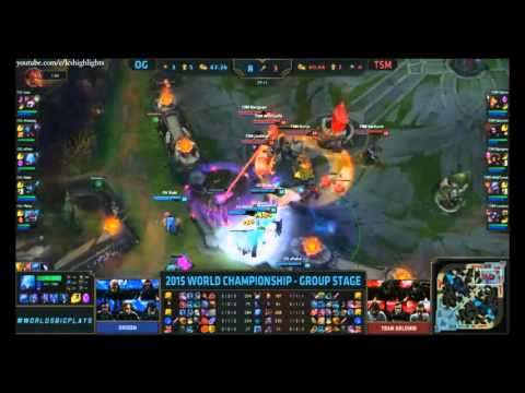 OG vs TSM Highlights | Leage of legends World Championship 2015 | ORIGEN vs TEAM SOLOMID