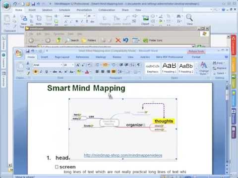 MindMapper 12 Professional - exporting to MS Office