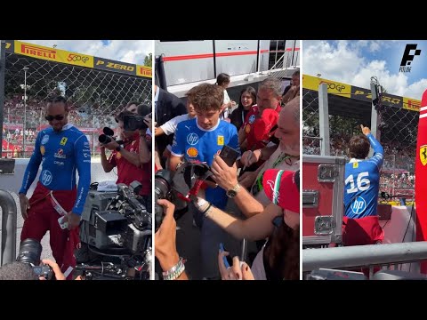 Thumbnail for Tifosi go wild for Hamilton and Leclerc at Monza! | Behind the Scenes of the Italian GP 2025 by Tifosi