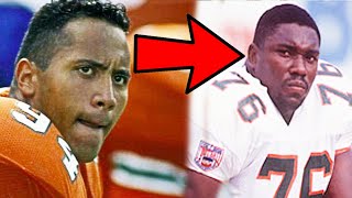 When a Young Warren Sapp Bullied Dwayne The Rock Johnson out of Football video