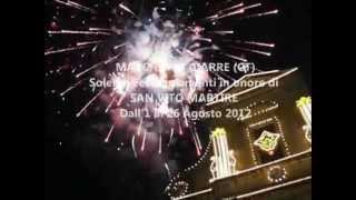 preview picture of video 'Pro-Solenni Festeggiamenti in onore di SAN VITO MARTIRE - Protettore di Macchia di Giarre-  A.D 2012'
