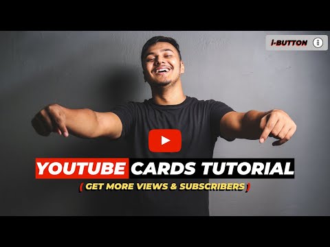 YouTube Cards Tutorial Get More Views Subscribers With YouTube Cards i Button