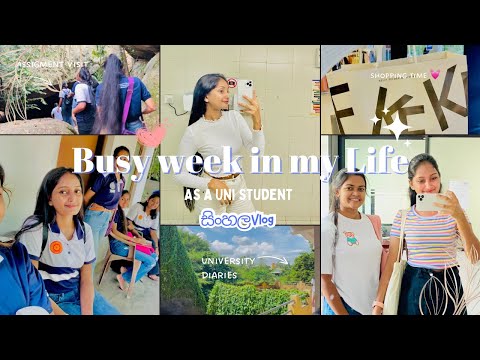 A week in my life as a final year university student in Sri Lanka