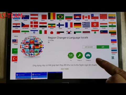 Region Language locale changed Video