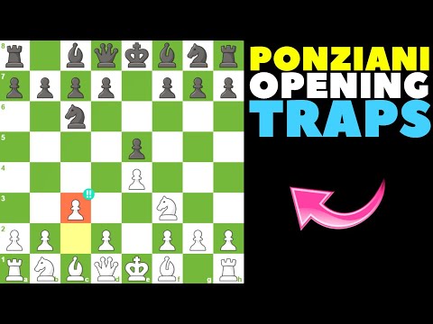 Trappole di apertura di Ponziani: cogli l'avversario di sorpresa