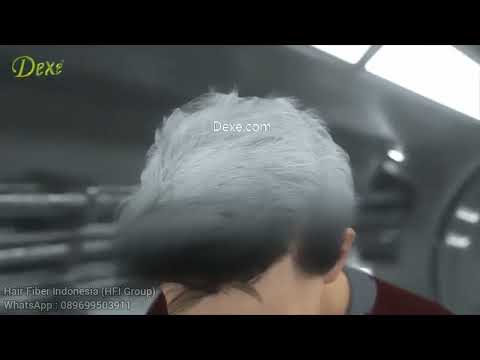 Iklan Demo Tutorial Cara Penggunaan DeXe Hair Black Shampoo Penghitam Uban Rambut Putih Instan