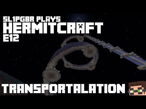 HermitCraft MineCraft LP E12 - Transportalation! ( Let's Play )