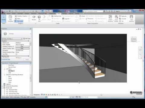 Creating a Spiral Staircase in Revit Architecture 2012...