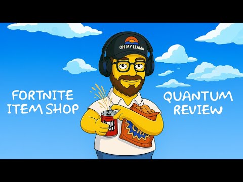 Simpsons in 10 Days - In Depth Fortnite & Item Shop Review w/ QUANTUM CAMPER 10-21 Fortnitemares