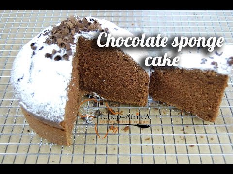 Chocolate sponge cake