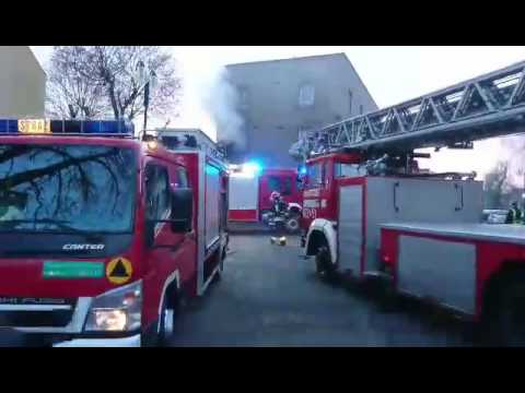 pożar ul.  Grunwaldzka, Kędzierzyn-Koźle